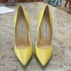 Jimmy Choo Vibrant Yellow Heels